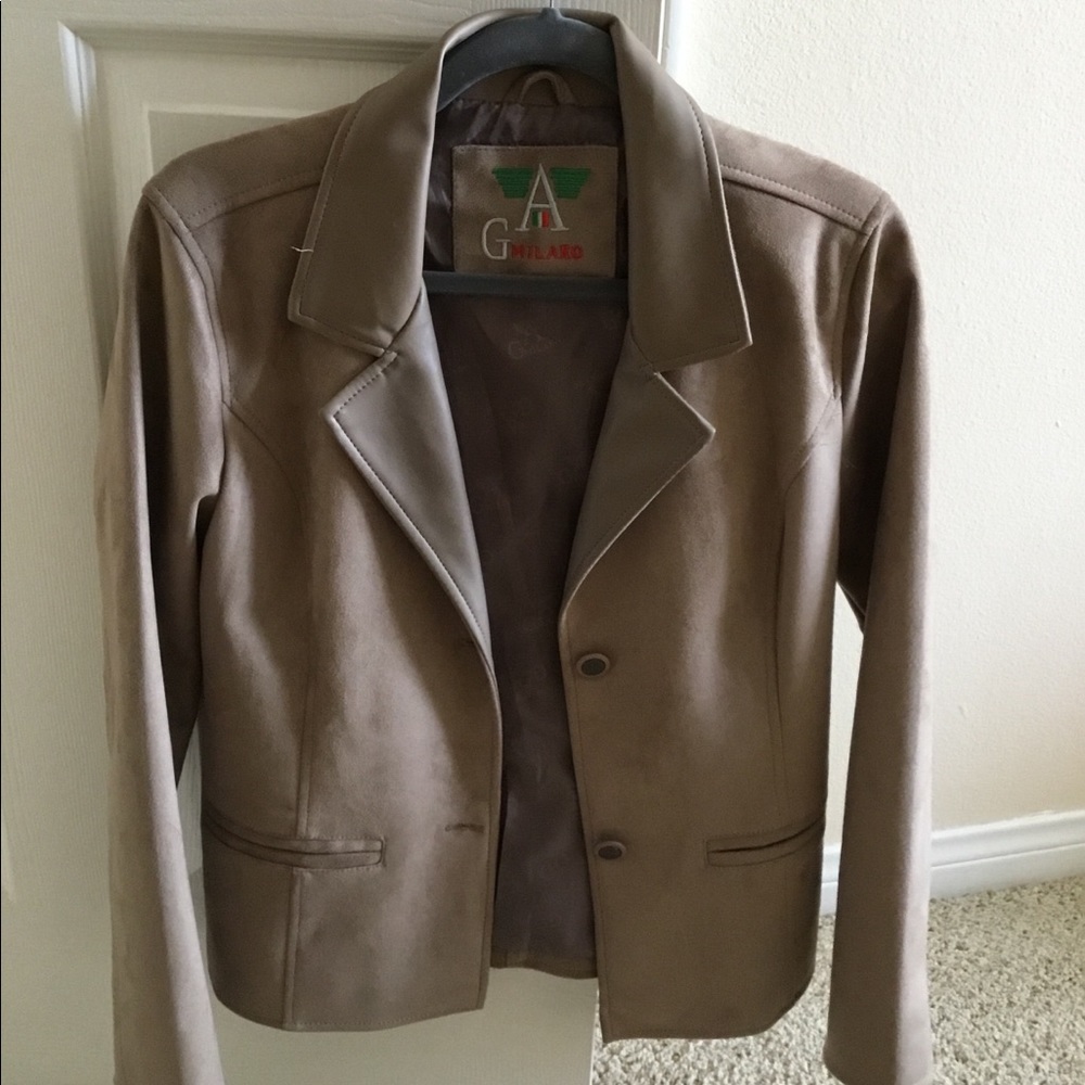 Suede Leather Jacket - image 1